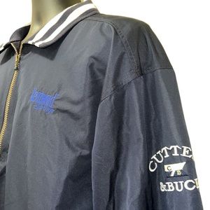 Vtg 90s CUTTER & BUCK Pullover Jacket~Windbreaker~M~Golf~Kentwood Springs